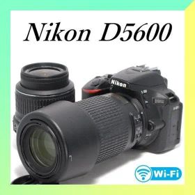 ✨Nikon D5600 ✨ダブルレンズ✨ショット数小✨初心者おすすめ✨一眼レフ