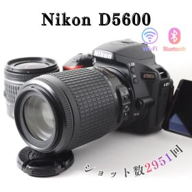 【ショット数少・美品】Nikon D5600 ダブルレンズ✨Wi-Fi 高画質