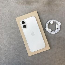 新品同様 iPhone 16 128GB ホワイト Apple版 SIMフリー