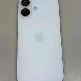 電池92%SIMフリー iPhone16 128GB ホワイト ジャンク品