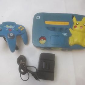 ゲーム NINTENDO 64 本体 ジャンク品 NUS-101 ピカチュウバージョン コントローラー付き 訳あり