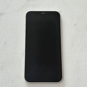 iPhone12 本体 White 128GB、充電ケーブルのみ新品