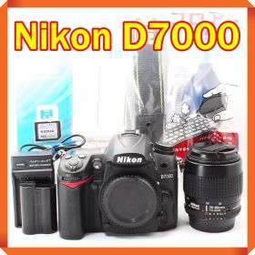 Nikon D7000 一眼レフカメラ スマホ転送 シングルレンズセット
