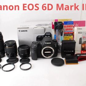 Canon EOS 6D mark II標準&望遠&単焦点レンズセット