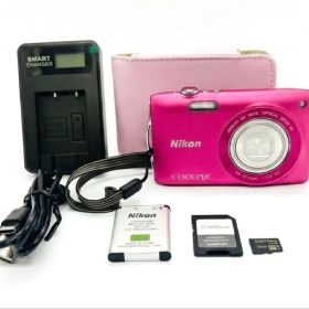 【美品】Nikon COOLPIX S3300 16GB SD付 動作確認済み