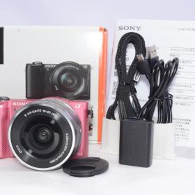 SONY ミラーレス一眼 α5000 パワーズームレンズキット ピンク ILCE-5000L-P