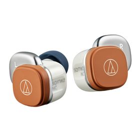 オーディオテクニカ ノイズキャンセリング機能搭載 完全ワイヤレスBluetoothイヤホン（ホワイトキャメル） ATH-SQ1TW2NC-WCM返品種別A