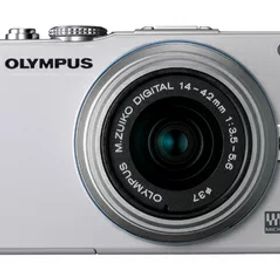 【中古】 OLYMPUS ミラーレス一眼 PEN Lite E-PL3 レンズキット ホワイト E-PL3 LKIT WHT