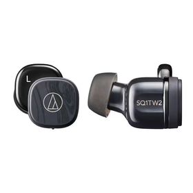 オーディオテクニカ ワイヤレス イヤホン 左右分離 IPX5 最大6.5時間 USB-C ATH-SQ1TW2 GY ATH-SQ1TW2 GY ブラウン系
