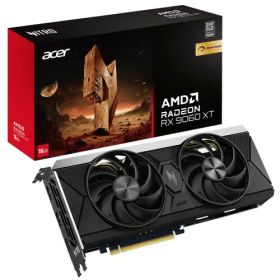 Acer Nitro Radeon RX 9060 XT OC メモリ 16GB 3.3GHz ブーストクロック PCI Express 5.0 x16 DisplayPort 2.1 x2 HDMI 2.1a x1 FrostBlade 4.0 ファン×2基 AN-RX9060XT-16G-OCC
