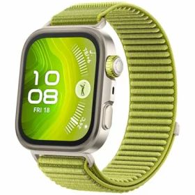 HUAWEI WATCH FIT 4 Pro スマートウォッチ 薄型軽量 ゴルフ機能 アウトドアに適した気圧計と測位システム 1.82インチ3000nitsディスプレイ サファイアガラス チタン合金ベゼル 10日間ロングバッテリー iOS/Android