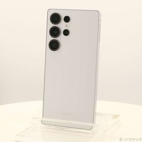(中古)SAMSUNG Galaxy S25 Ultra 256GB チタニウムホワイトシルバー SM-S938QZSASJP SIMフリー(377-ud)