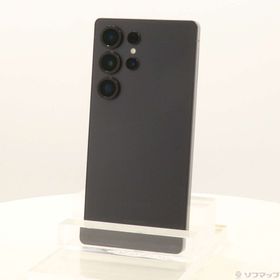 (中古)SAMSUNG Galaxy S25 Ultra 256GB チタニウムジェットブラック SM-S938Q SIMフリー(262-ud)