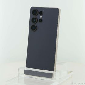 (中古)SAMSUNG Galaxy S25 Ultra 256GB チタニウムブラック SM-S938QZKASJP SIMフリー(344-ud)