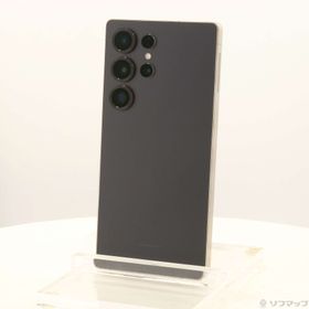 (中古)SAMSUNG Galaxy S25 Ultra 256GB チタニウムブラック SM-S938QZKASJP SIMフリー(262-ud)
