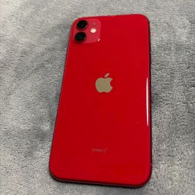 画面傷有★付属品無し★iPhone11 レッド64GB★バッテリー最大容量75%