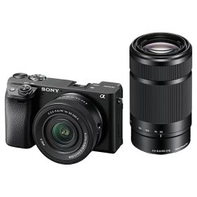 《新品》SONY (ソニー) α6400 ダブルズームレンズキット ILCE-6400X ブラック[ ミラーレス一眼カメラ | デジタル一眼カメラ | デジタルカメラ ]【KK9N0D18P】【キャッシュバック￥15,000-対象】