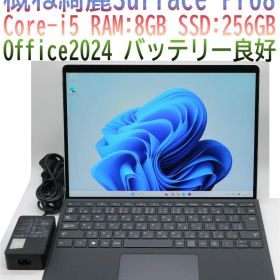 概ね綺麗Surface Pro8 i5 256GBタイプカバー オフィス電池良好