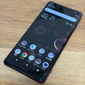 5115 SONY Xperia XZ3 SIMフリー SONY Xperia XZ3 Bordeaux Red Premium SIM Free Unlocked EL display
