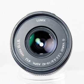 【中古】 (パナソニック) Panasonic LUMIX G VARIO 14-42/3.5-5.6(H-FS014042)【中古レンズ AFレンズ】 ランク：B