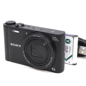 B- (並品) SONY ソニー Cyber-shot DSC-WX350 ブラック 初期不良返品対応 44-226