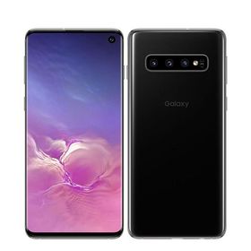 【中古】 SCV41 Galaxy S10 プリズムブラック scv41bk7mtm