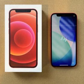 iPhone12 mini レッド 64GB 中古カバー付き