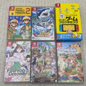 ◆ファッションドリーマー0013819821 ルーンファクトリー40012956184 プリティ・プリンセス0013747313 スーパーマリオメーカー20012958721 釣りスピリッツ0012956187 ゲームプログラミング Switchソフト ６点