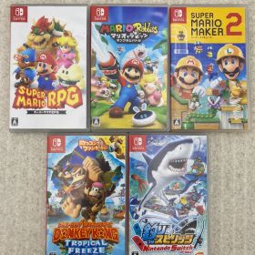 ◆スーパーマリオRPG0013819935 マリオ＋ラビッツ キングダムバトル0012674669 スーパーマリオメーカー20012958721 ドンキーコング トロピカルフリーズ0012735495 釣りスピリッツ0012956187 Switchソフト５点