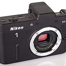 【中古】「非常に良い」Nikon ミラーレス一眼カメラ Nikon 1 (ニコンワン) V1 (ブイワン) ボディ ブラック N1 V1 BK
