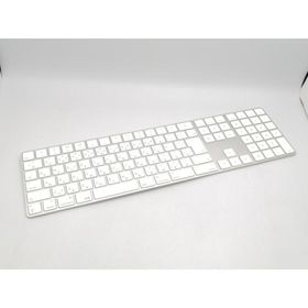 【中古】Apple Magic Keyboard（2017/テンキー付き/A1843） - 日本語（JIS） シルバー MQ052J/A【ECセンター】保証期間１週間