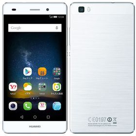 SIMフリーHUAWEI LUMIERE 503HW ホワイト SIMロック解除済み スマートフォン