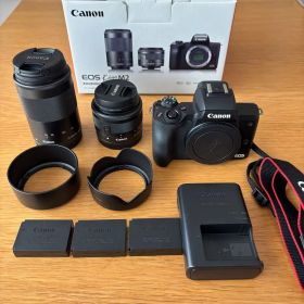 Canon EOS Kiss M2 ダブルズームキット 美品 すぐ使えるセット
