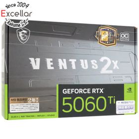 エムエスアイ(msi)のMSI製グラボ GeForce RTX 5060 Ti 16G VENTUS 2X OC PLUS PCIExp 16GB(PCパーツ)