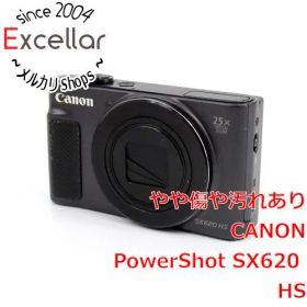 [bn:18] Canon製 PowerShot SX620 HS ブラック 2020万画素 本体いたみ 本体のみ