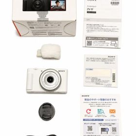 SONY ZV-1F ホワイト Vlogカメラ 付属品あり デジタルカメラ