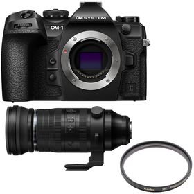 OM SYSTEM オーエムシステム OM-1 Mark II ボディー＋M.ZUIKO DIGITAL ED 150-600mm F5.0-6.3 IS＋95S MC プロテクターセット