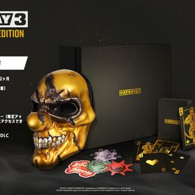 【専用】PAYDAY 3 Collector’s Edition【同梱物】”シーズンパス”12ヶ月 ＆ 実物ゴールドマスク（装着可能） ＆ マスクスタンド ＆