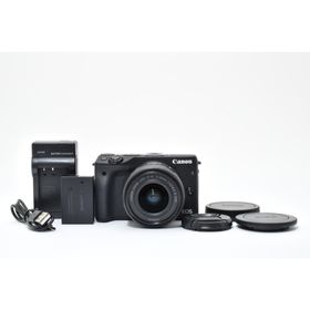 キヤノン(Canon)の美品 Canon EOS M3 レンズセット 充電器付き ARYM5930(ミラーレス一眼)