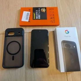 【美品】Google Pixel 8a 本体 オブシディアン 新品フィルム付き