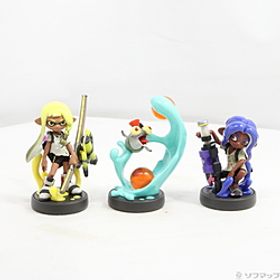 amiibo トリプルセット [インクリング【イエロー】／オクトリング【ブルー】／コジャケ] スプラトゥーンシリーズ