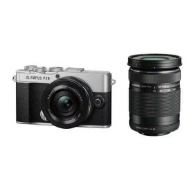 OLYMPUS PEN E-P7 EZダブルズームキット [シルバー] オリンパス OLYMPUS PEN デジタル一眼レフカメラ