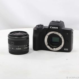 (中古)Canon EOS Kiss M2 EF-M15-45 IS STM レンズキット ブラック(262-ud)