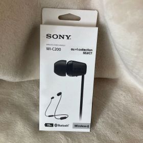 あ）新品未使用SONY WI-C200 ワイヤレスイヤホン ブラック