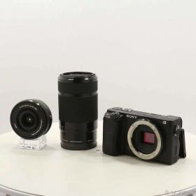 【中古】SONY(ソニー) α6400 ILCE-6400Y ダブルズームレンズキット ブラック 【258-ud】