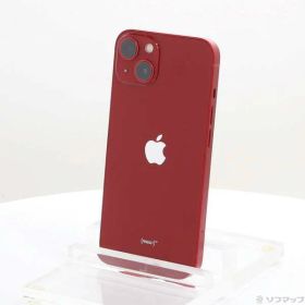 【中古】Apple(アップル) iPhone13 128GB プロダクトレッド MLNF3J／A SIMフリー 【371-ud】