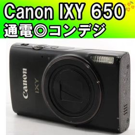 通電◎✨Canon IXY 650 ブラック✨コンパクトデジタルカメラ