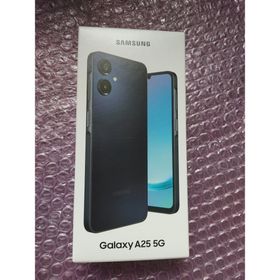 サムスン(SAMSUNG)の新品未開封 SAMSUNG Galaxy A25 5G SC-53F ブラック(スマートフォン本体)