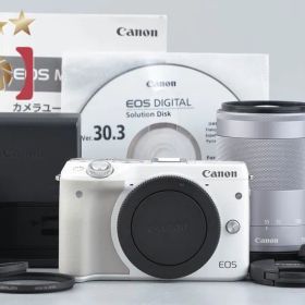 【中古】Canon キヤノン EOS M3 ホワイト ダブルズームキット2