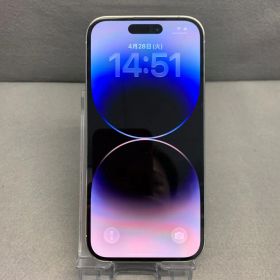 美品 Appleストア版 SIMフリー iPhone14 Pro 512GB シルバー色